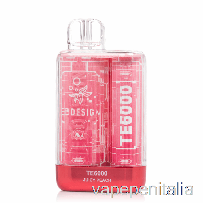 Scatola Vape Mod Eb Te6000 Pesca Succosa Usa E Getta